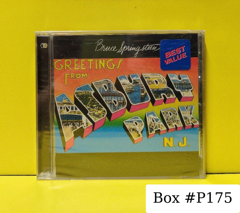 Bruce Springsteen - Greetings From Asbury Park, N.J. - CK 31903 - New - Sealed - CDs - Reissue - Small Photo Back Cover