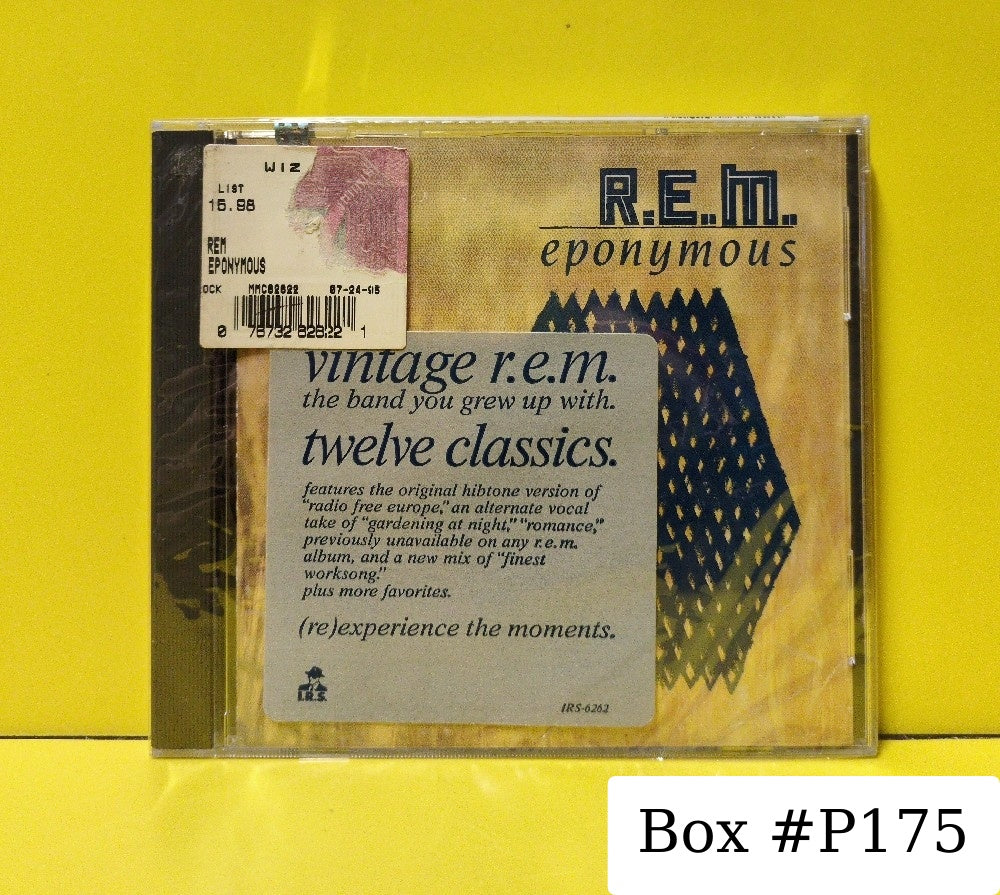 R.E.M. - Eponymous - 1988 - IRSD-6262 - New - Sealed - CDs