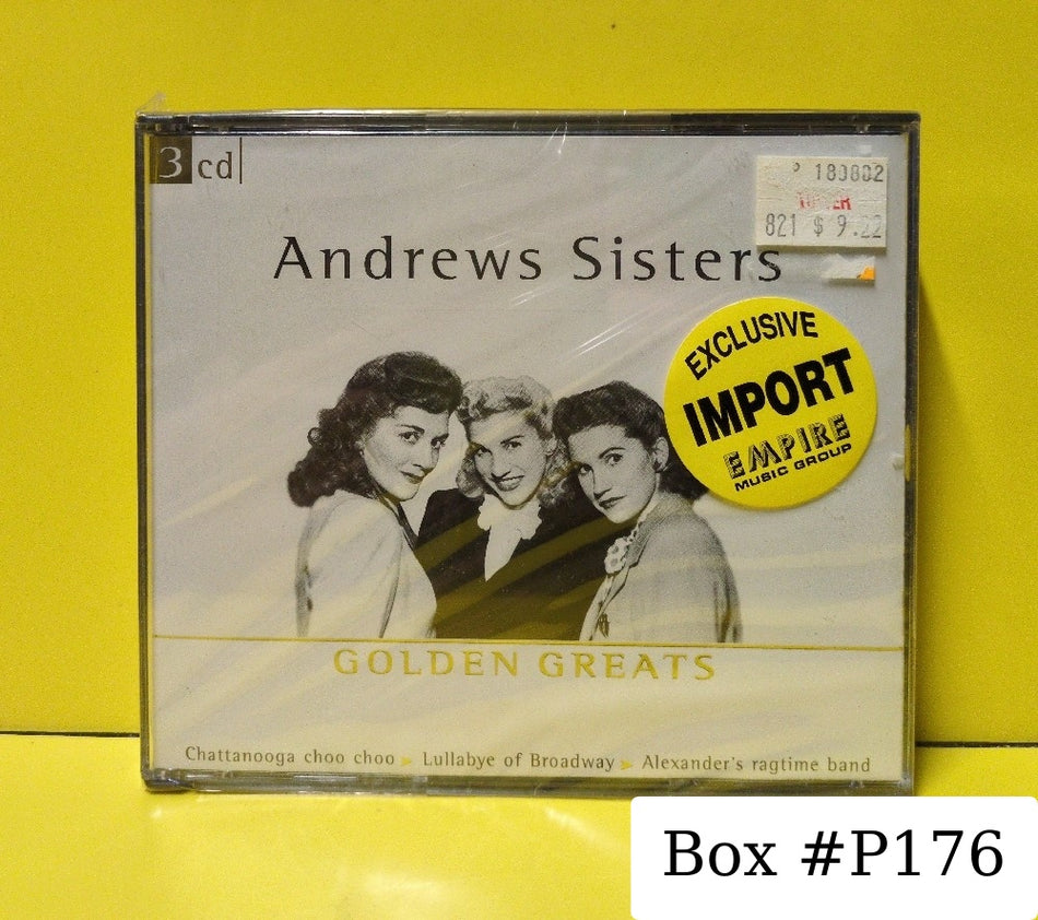 The Andrews Sisters - Golden Greats - 2001 - MP 790122 - New - Sealed - CDs - 3xCD - Netherlands Import