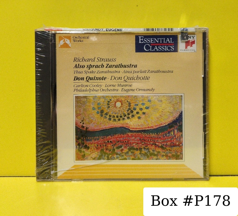 Richard Strauss, Philadelphia Orchestra, Eugene Ormandy - Also Sprach Zarathustra, Don Quixote  - 1991 - SBK 47656 - New - Sealed - CDs - European Import