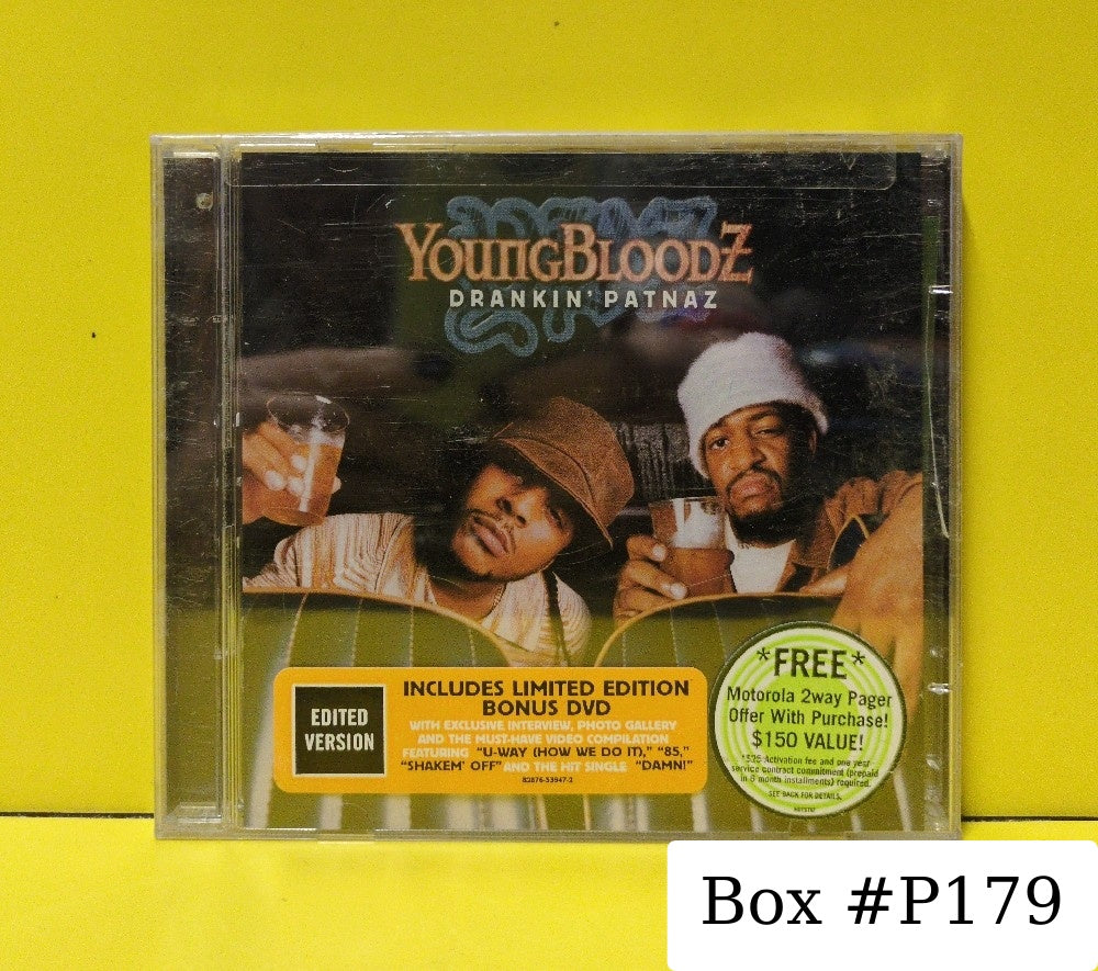 YoungBloodZ - Drankin' Patnaz - 2003 - 82876-53947-2 - New - Sealed - CDs - CD/DVD Set - Edited Version - Limited Edition