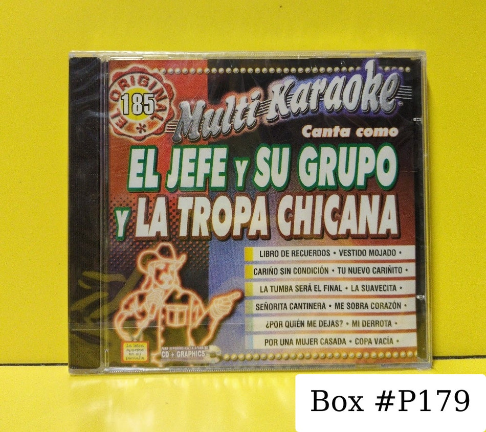 Multi Karaoke - Canta Como El Jefe Y Su Grupo Y La Tropa Chicana - 2011 - OKE-0185 - New - Sealed - CDs - Mexican Import