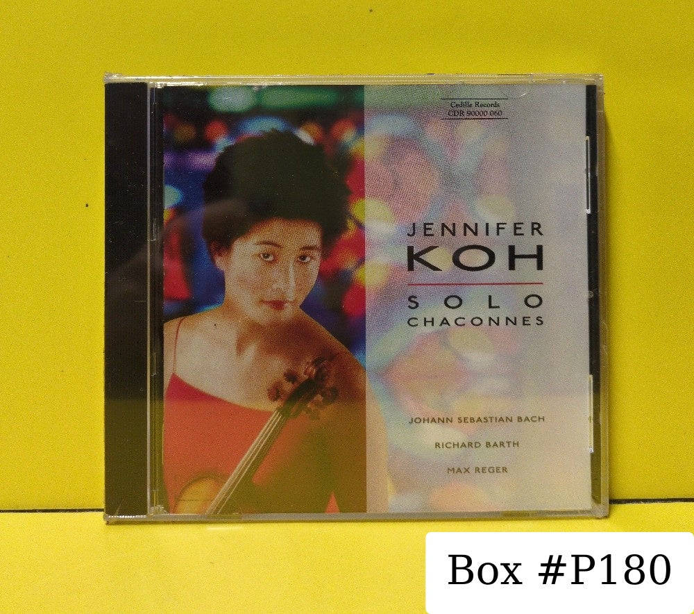 Jennifer Koh - Solo Chaconnes - 2001 - CDR 90000 060 - New - Sealed - CDs