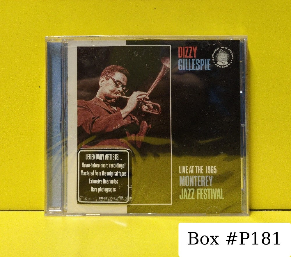 Dizzy Gillespie - Live At The 1965 Monterey Jazz Festival - 2007 - MJFR-30337 - New - Sealed - CDs