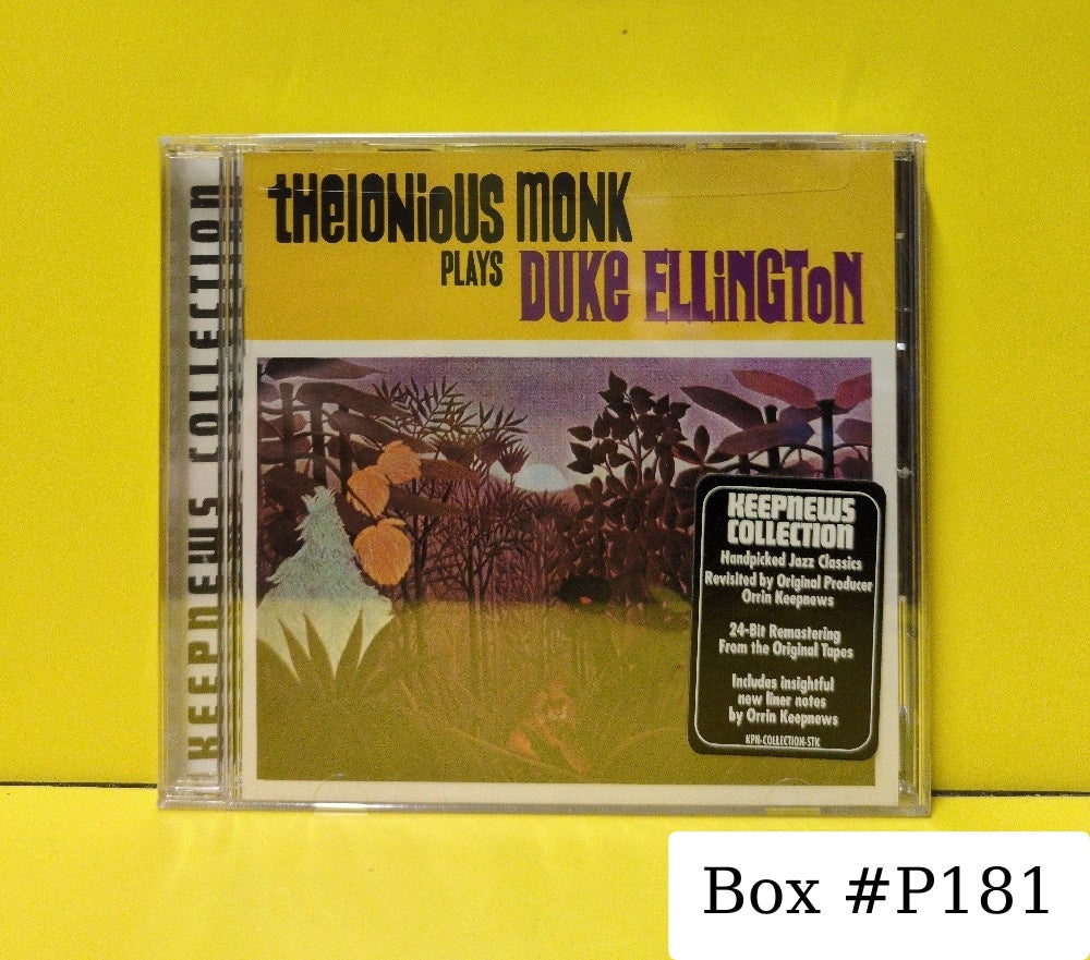 Thelonious Monk - Thelonious Monk Plays Duke Ellington - 2007 - RCD-30128-2 - New - Sealed - CDs - Reissue - Remastered
