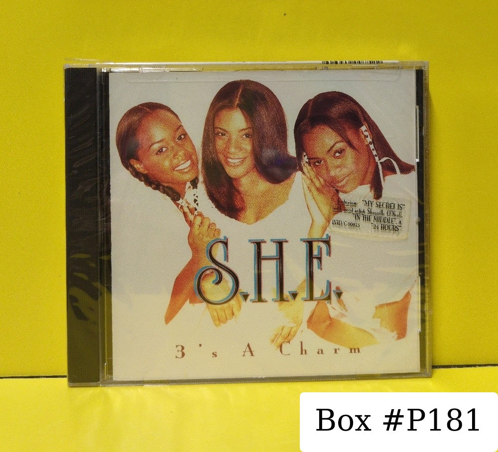 S.H.E. - 3's A Charm - 1997 - INTD-90075 - New - Sealed - CDs