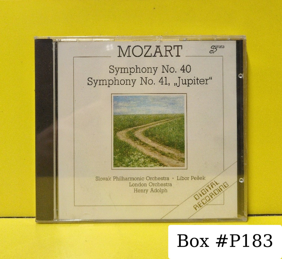 Wolfgang Amadeus Mozart - Slovak Philharmonic Orchestra, Libor Pesek - Symphony No. 40, K. 550 / Symphony No. 41, K. 551 "Jupiter" - 91031/29 - New - Sealed - CDs - Germany Import