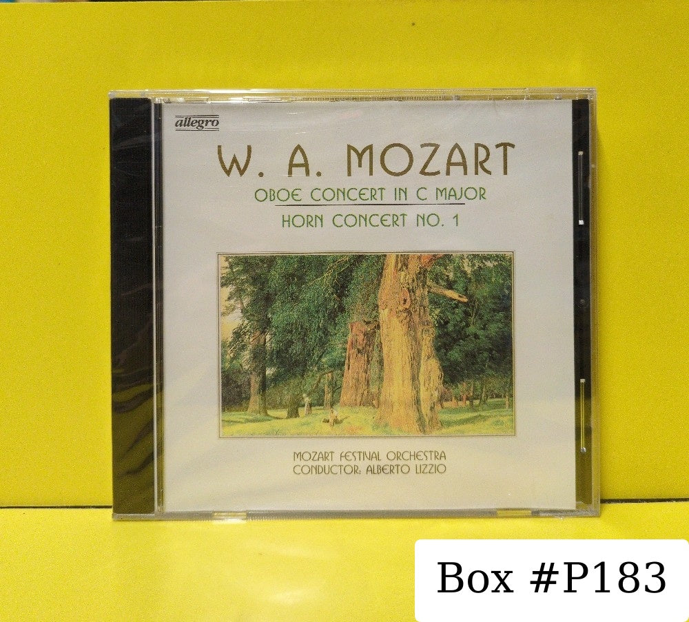Wolfgang Amadeus Mozart, Mozart Festival Orchestra, Alberto Lizzio - Oboe Concert In C Major / Horn Concert No. 1 - 1998 - 21086 - New - Sealed - CDs - Germany Import