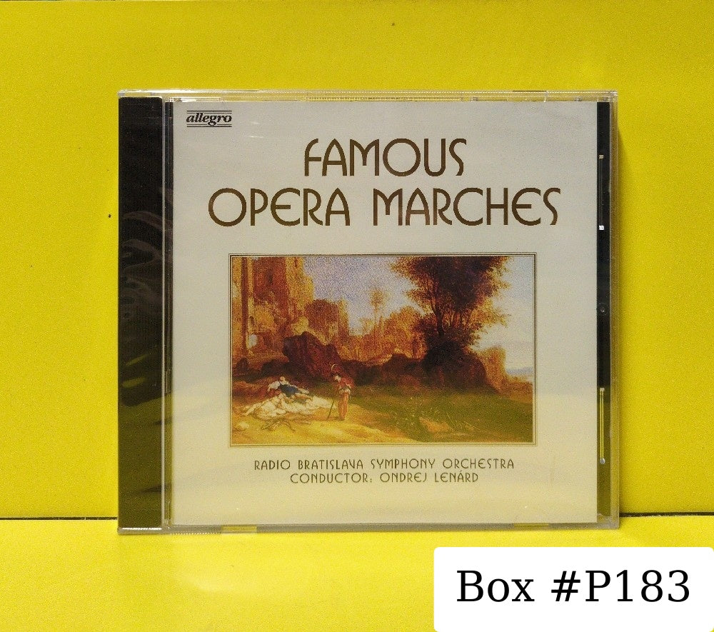 Radio Bratislava Symphony Orchestra, Ondrej Lenard - Famous Opera Marches - 21031 - New - Sealed - CDs - Germany Import