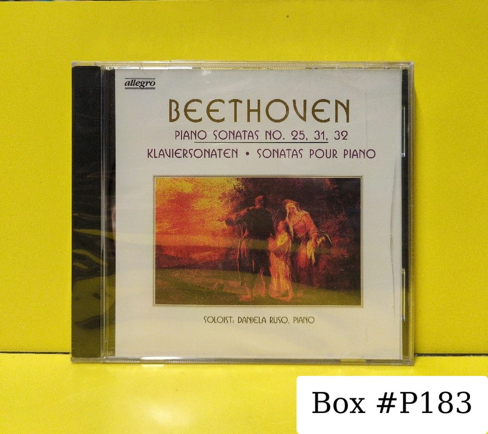 Ludwig van Beethoven, Daniela Ruso - Piano Sonatas No. 25, 31, 32 - 21082 - New - Sealed - CDs - Germany Import