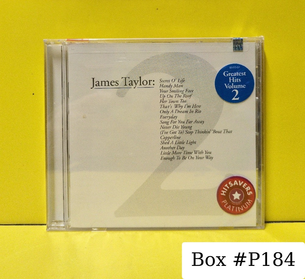 James Taylor - Greatest Hits Volume 2 - 2000 - CK 85223 - New - Sealed - CDs