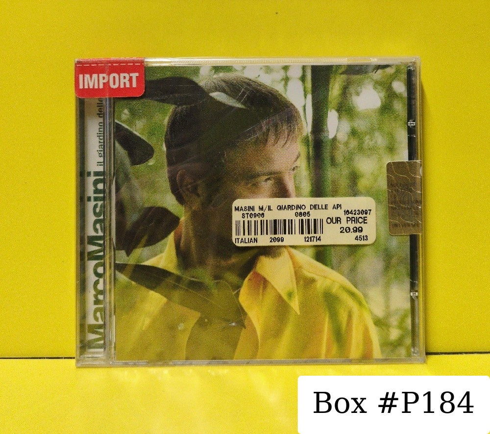 Marco Masini - Il Giardino Delle Api - 2005 - MBO 3006960 - New - Sealed - CDs - Italy Import