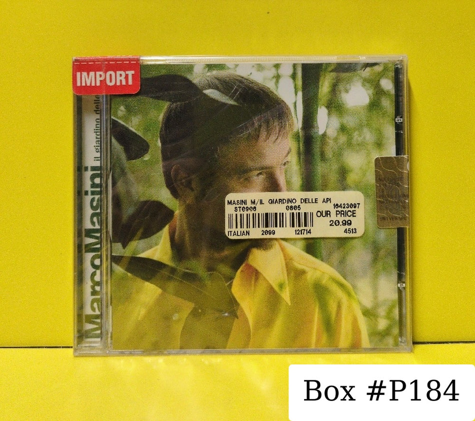 Marco Masini - Il Giardino Delle Api - 2005 - MBO 3006960 - New - Sealed - CDs - Italy Import