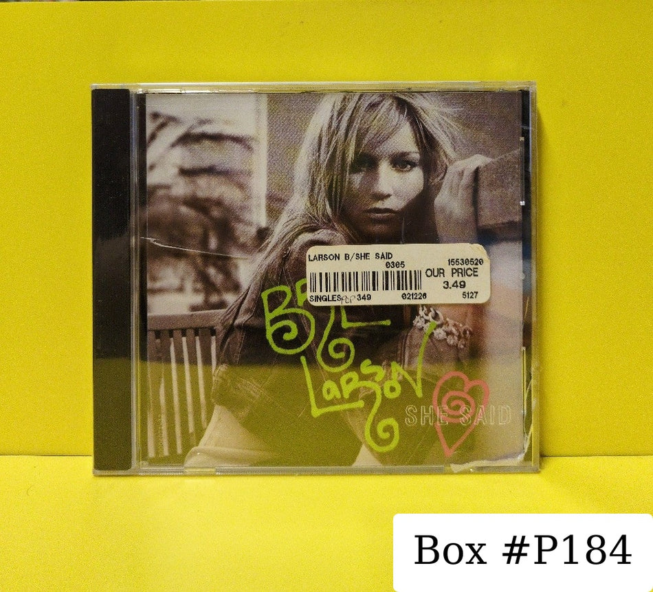 Brie Larson - She Said - 2005 - B0004071-32 - New - Sealed - CDs - Single