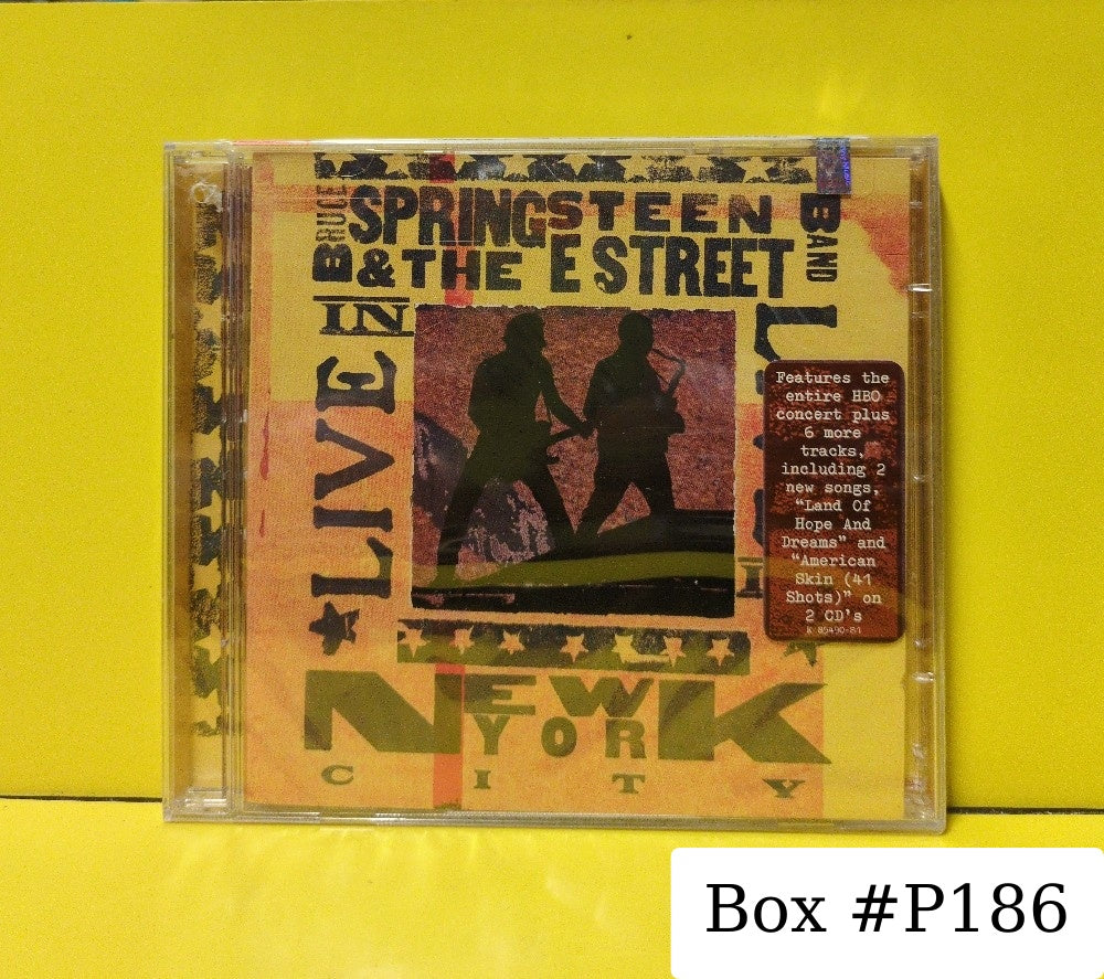 Bruce Springsteen & The E Street Band - Live In New York City - 2001 - C2K 85490 - New - Sealed - CDs