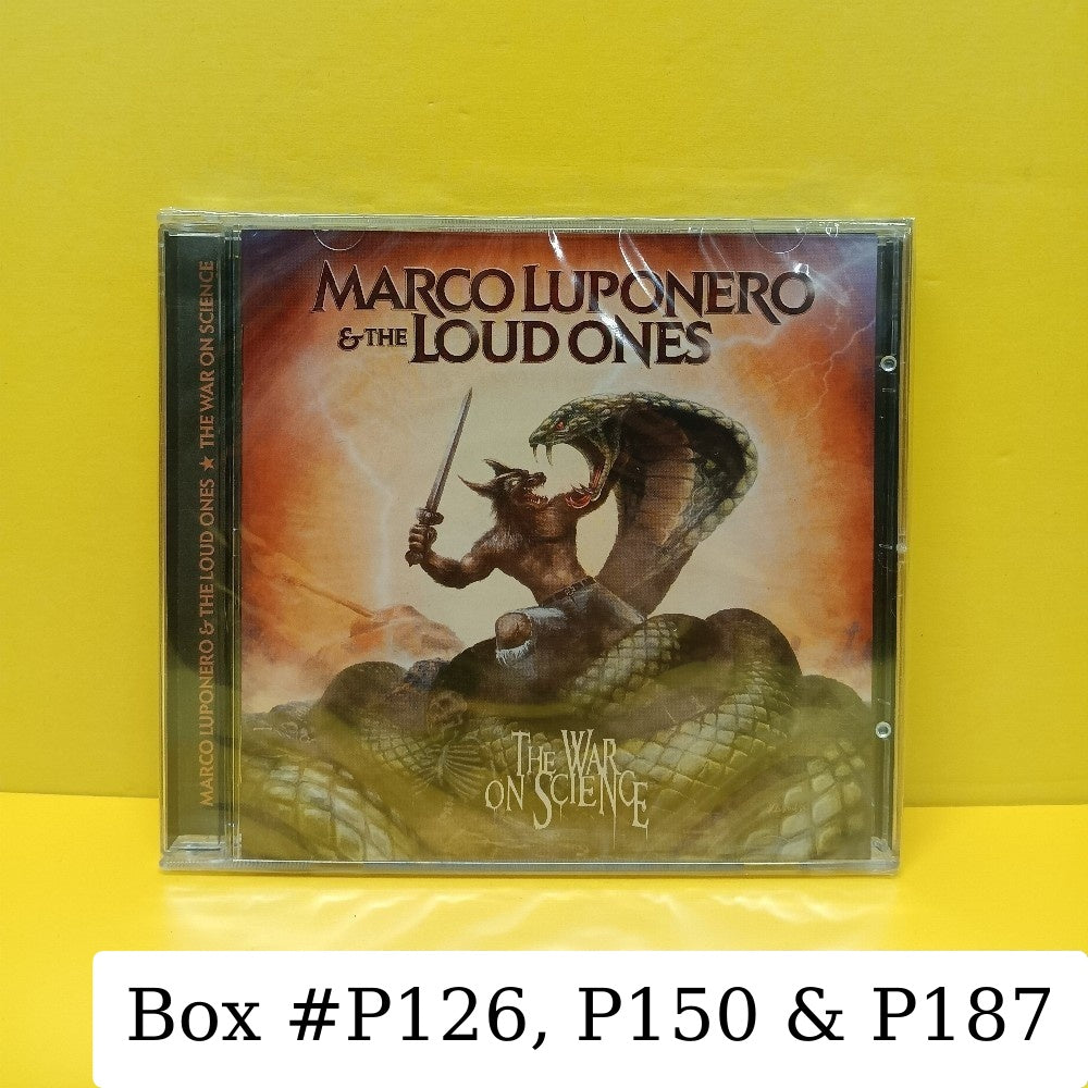 Marco Luponero & The Loud Ones - The War On Science - 2023 - SR-0308 - New - Sealed - CDs