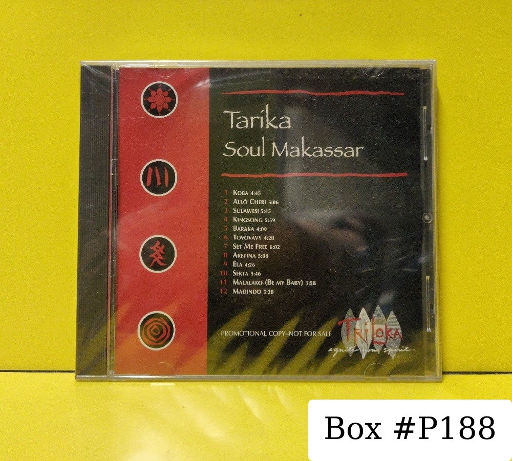 Tarika - Soul Makassar - 2001 - TR-70000-2A - New - Sealed - CDs - Promo