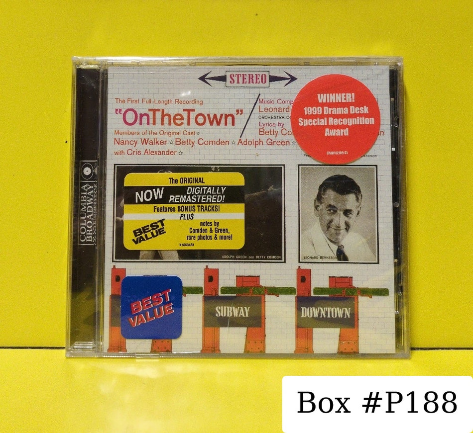 Leonard Bernstein / Betty Comden And Adolph Green / Nancy Walker / John Reardon - On The Town - 1999 - SK 60538 - New - Sealed - CDs - Remastered