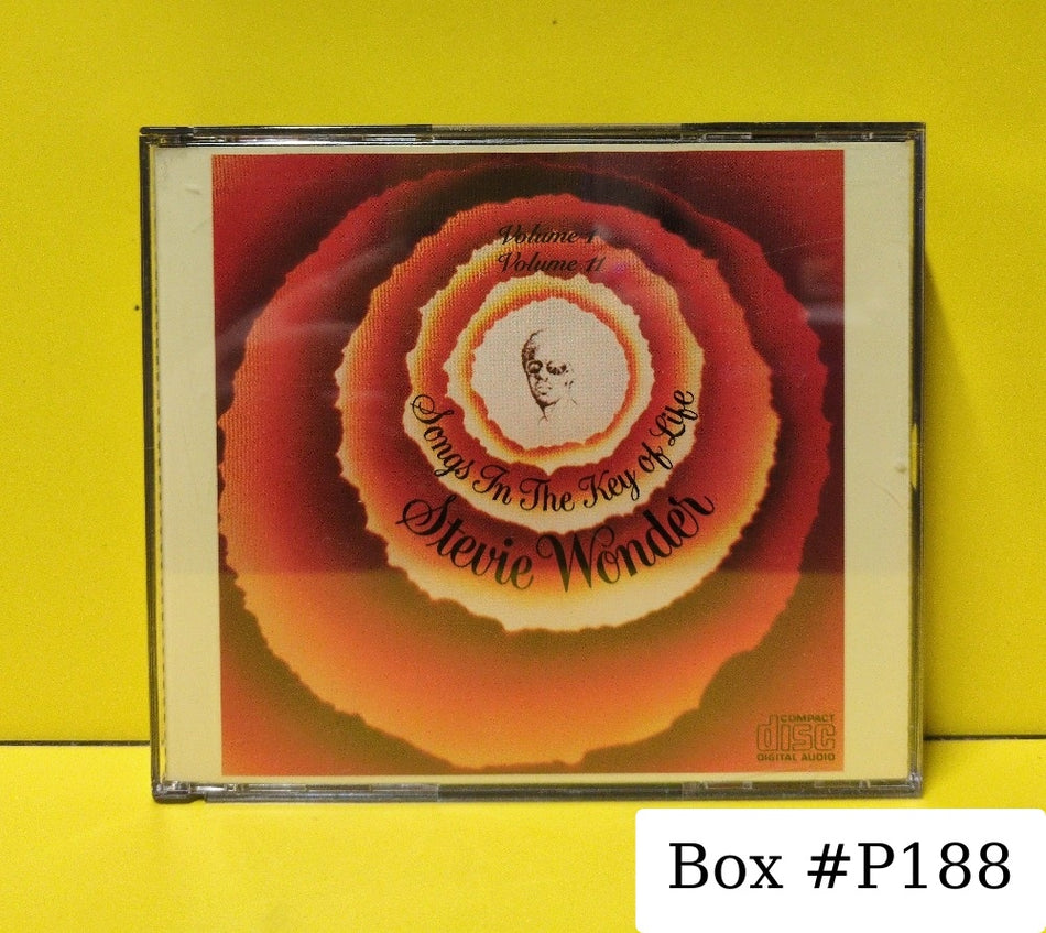 Stevie Wonder - Songs In The Key Of Life - Vol. 1 & 2 - D 202104 / 3746303402 - Used - EX - CDs - 2xCD