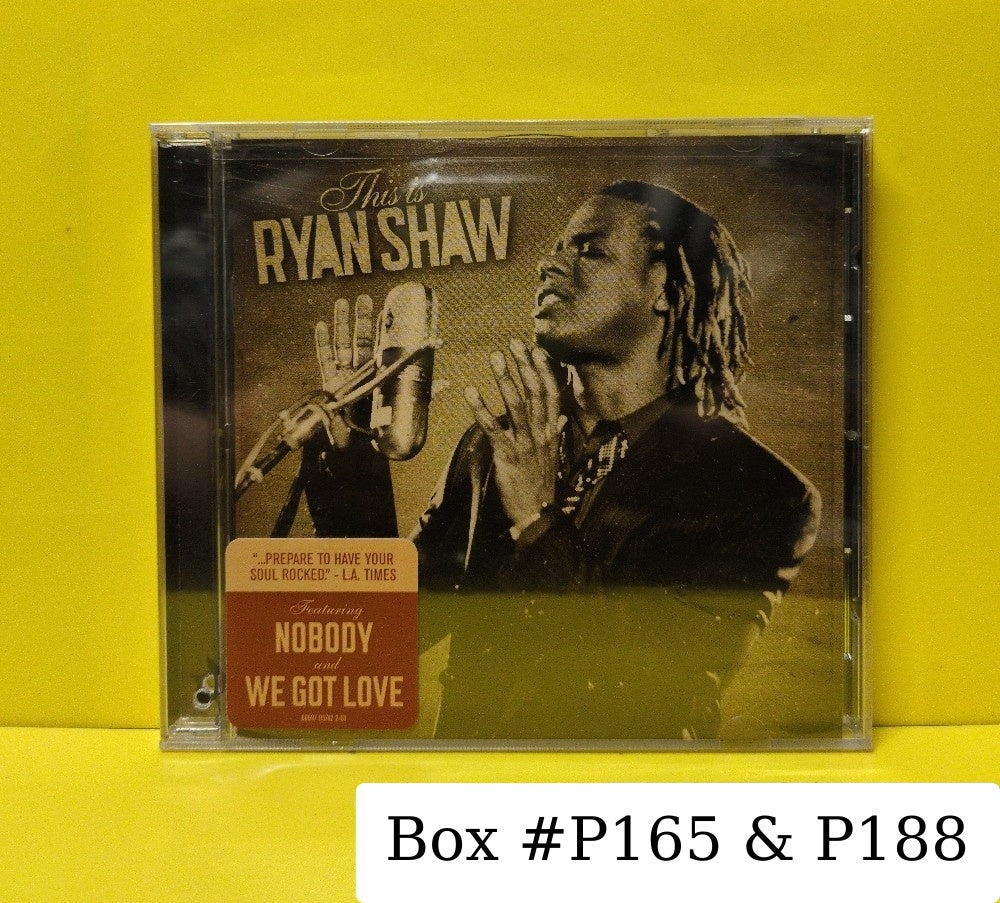 Ryan Shaw - This Is Ryan Shaw - 2007 - 88697 05742 2 - New - Sealed - CDs