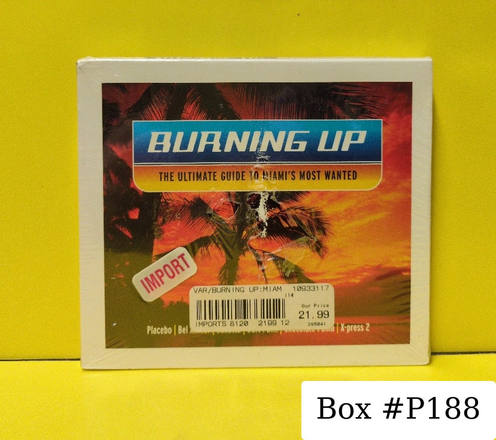 Various - Burning Up - 2001 - HGSMCD1 - New - Sealed - CDs - UK Import