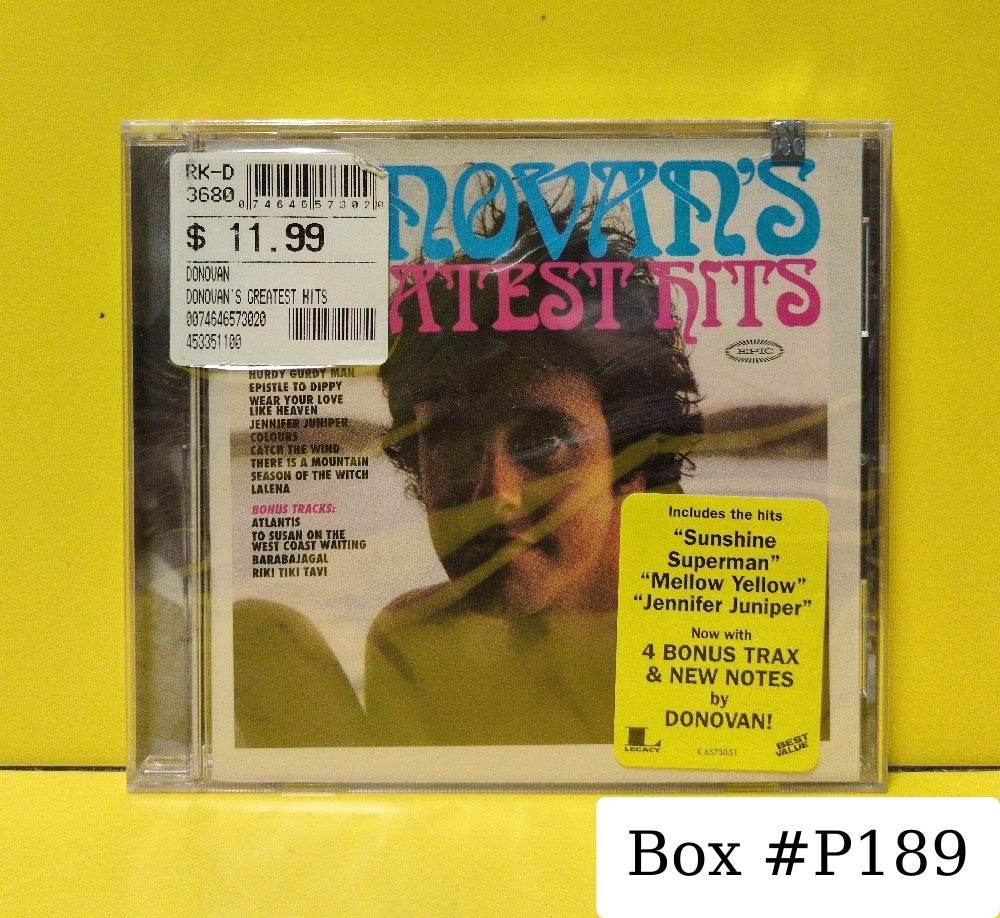 Donovan - Donovan's Greatest Hits - 1999 - EK 65730 - New - Sealed - CDs