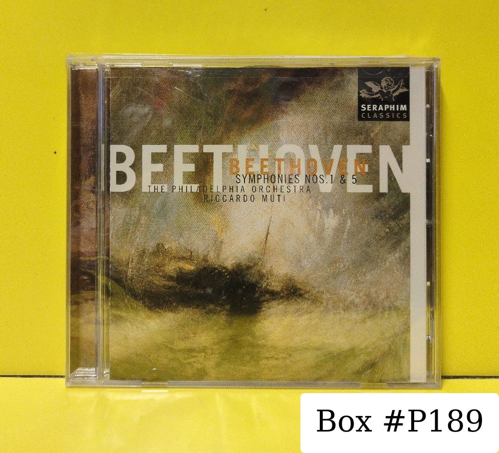 Beethoven, The Philadelphia Orchestra, Riccardo Muti - Symphonies Nos. 1 & 5 - 2001 - 7243 5 74275 2 4 - New - Sealed - CDs