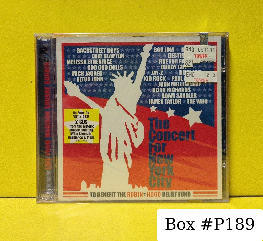 Various - The Concert For New York City - 2001 - C2K 86270 - New - Sealed - CDs - 2xCD
