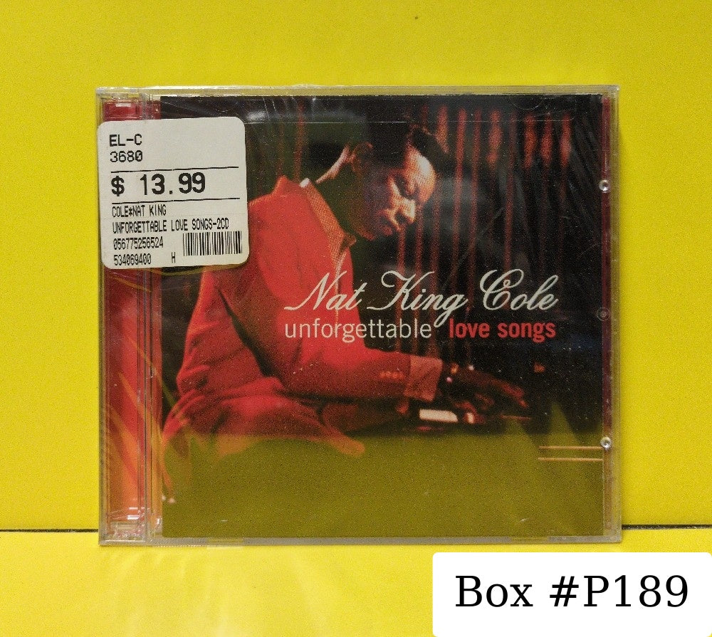 Nat King Cole - Unforgettable Love Songs - 2003 - MEG2 2565 72438-19704-2-2 / S21-56605 - New - Sealed - CDs - 2xCD