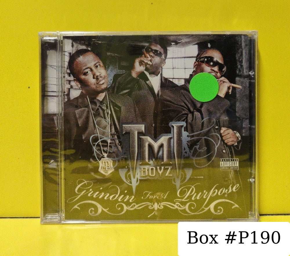 TMI Boyz - Grindin' For A Purpose - 2008 - New - Sealed - CDs