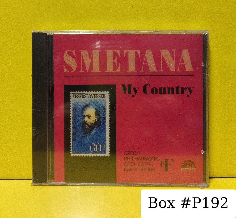 Smetana, Czech Philharmonic Orchestra, Karel Sejna - My Country - SU 1913-2 001 - New - Sealed - CDs