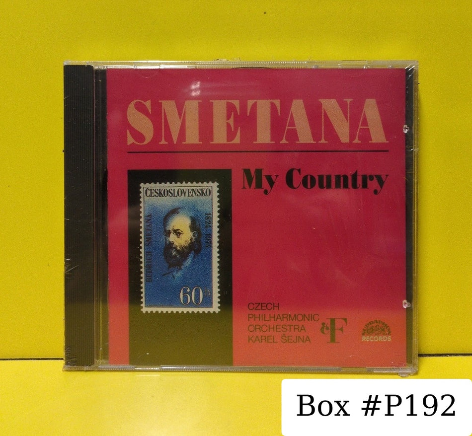 Smetana, Czech Philharmonic Orchestra, Karel Sejna - My Country - SU 1913-2 001 - New - Sealed - CDs