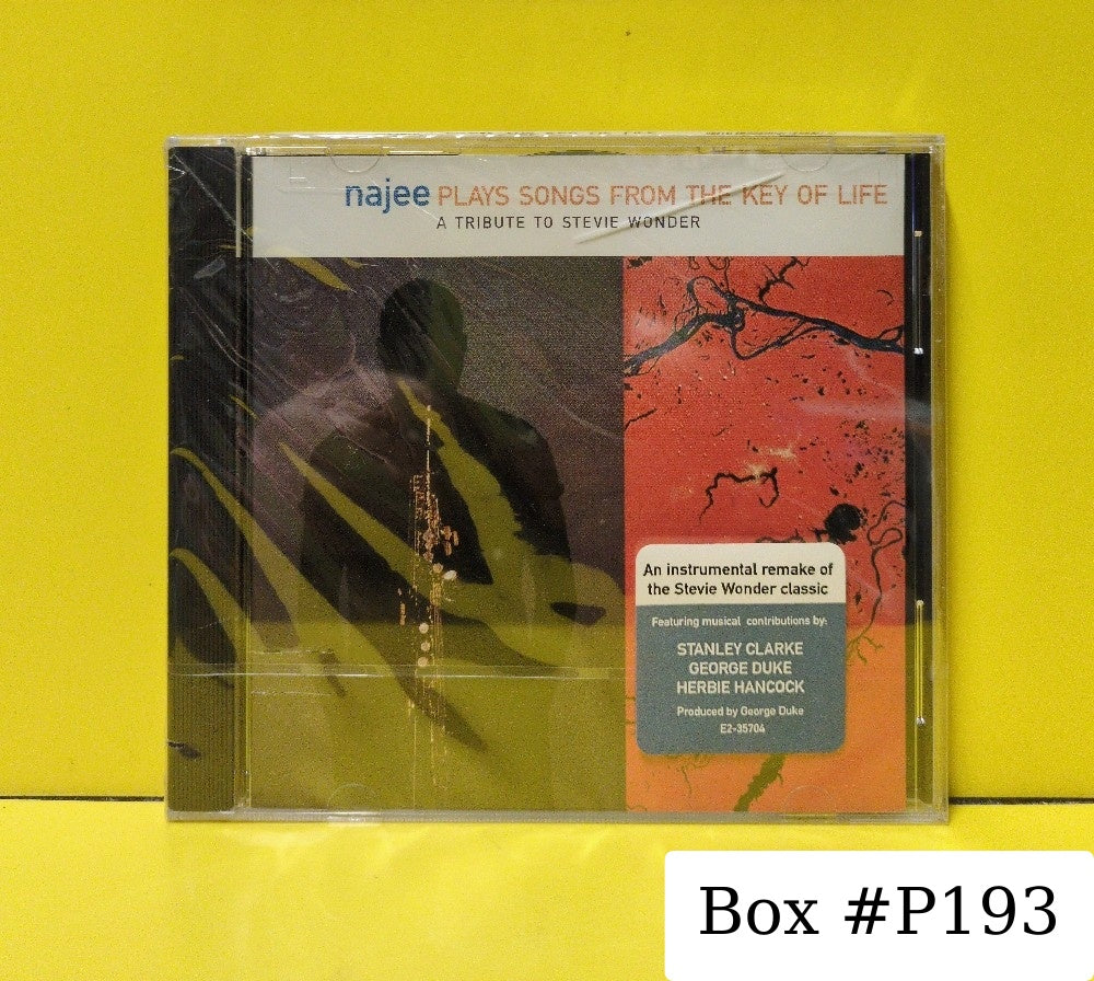 Najee - Plays Songs From The Key Of Life (A Tribute To Stevie Wonder) - 1995 - E2-35704 - New - Sealed - CDs