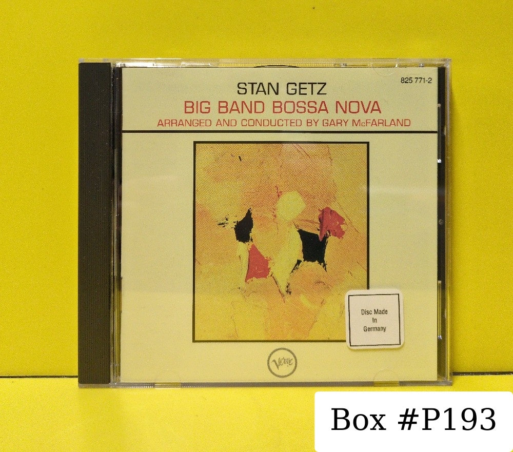 Stan Getz - Big Band Bossa Nova - 825 771-2 - Used - EX - CDs - Reissue - European Import