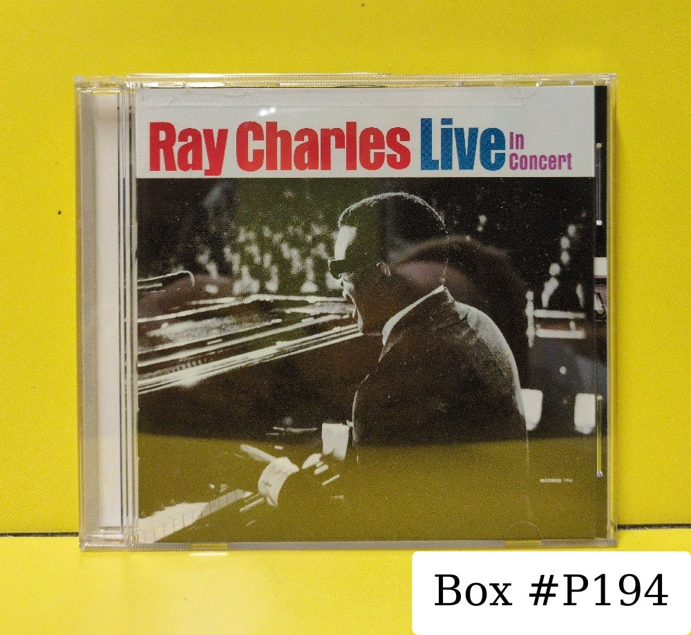 Ray Charles - Ray Charles Live In Concert - 2011 - CRE-31439 - Used - EX - CDs - Reissue - Remastered