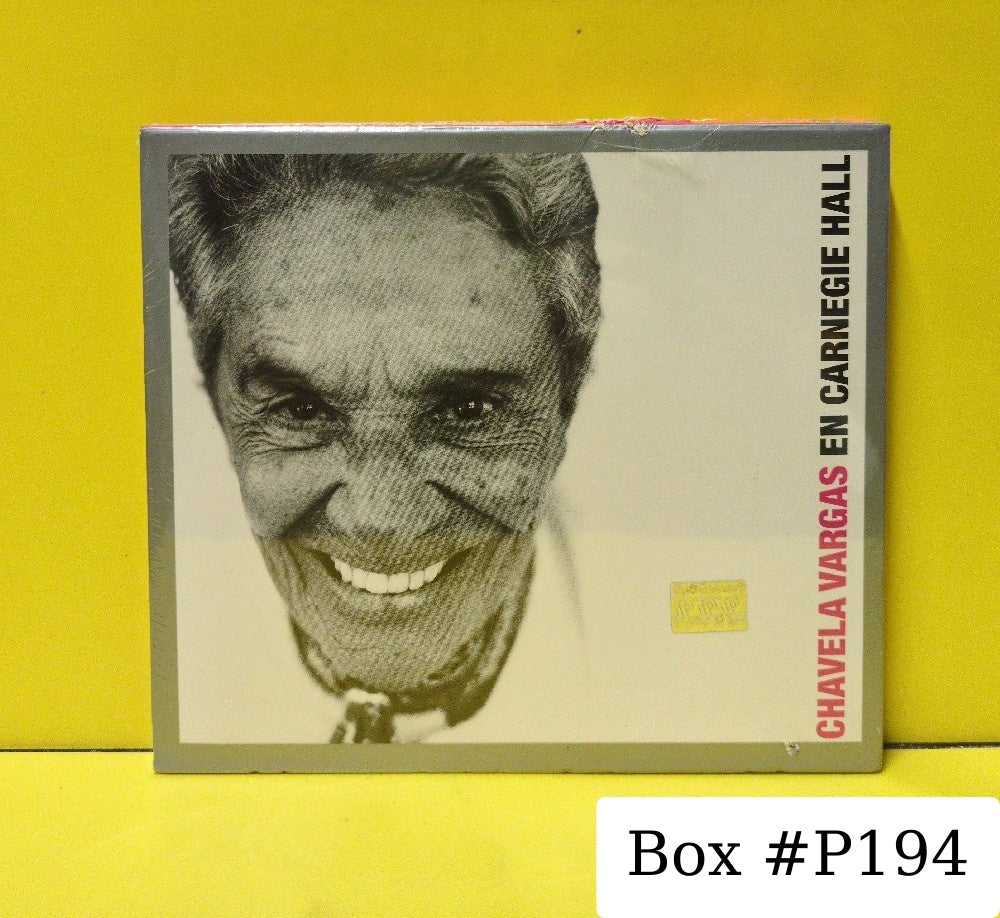 Chavela Vargas - Chavela Vargas En Carnegie Hall - 2004 - 5046741022 - New - Sealed - CDs - Argentina Import