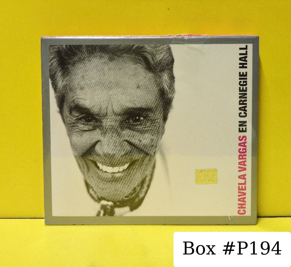 Chavela Vargas - Chavela Vargas En Carnegie Hall - 2004 - 5046741022 - New - Sealed - CDs - Argentina Import