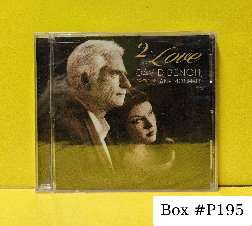 David Benoit Featuring Jane Monheit - 2 In Love - 2015 - CRE-37132-02 - New - Sealed - CDs