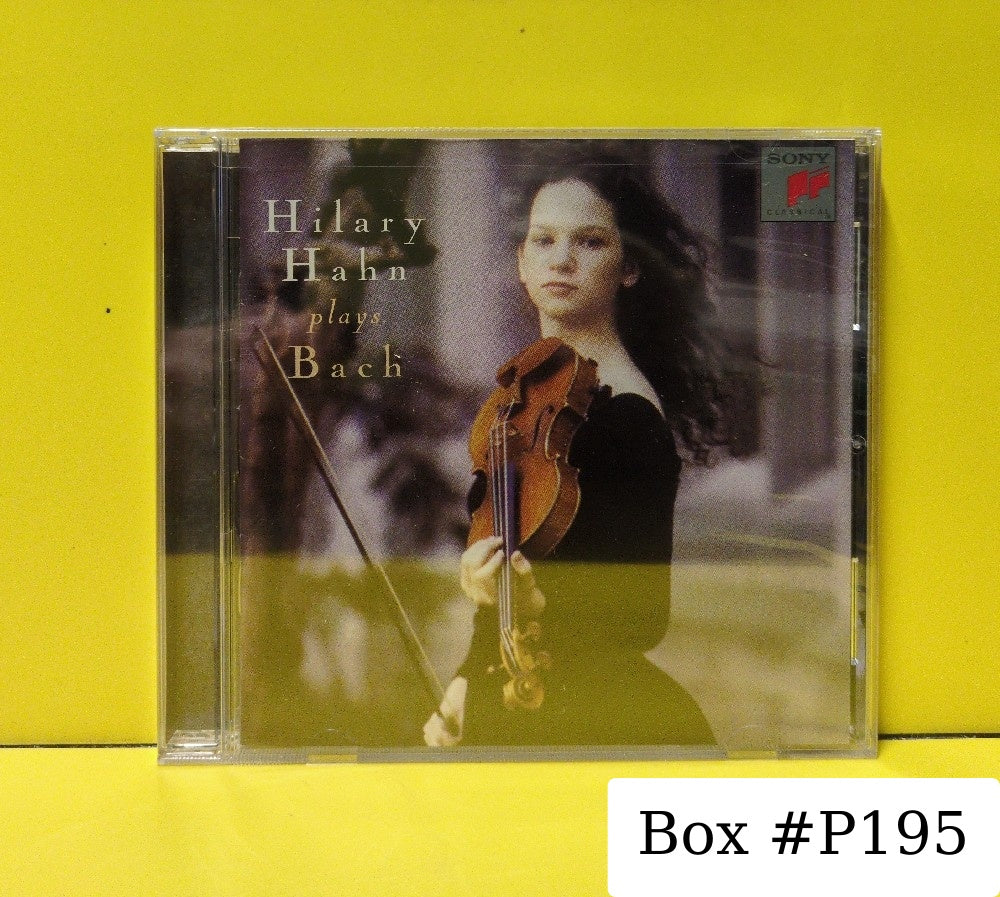 Hilary Hahn, Bach - Hilary Hahn Plays Bach - 1997 - SK 62793 - New - Sealed - CDs