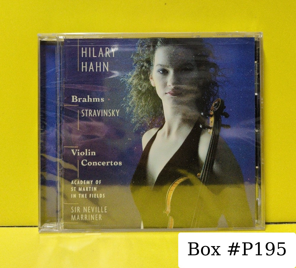 Hilary Hahn, Academy Of St Martin In The Fields, Sir Neville Marriner - Brahms / Stravinsky - Violin Concertos - 2001 - SK 89649 - New - Sealed - CDs