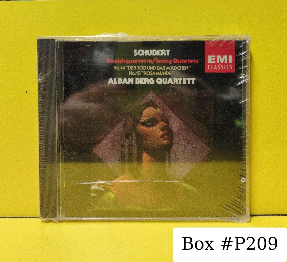 Schubert - Alban Berg Quartett - String Quartets Nos. 13 & 14 - 1991 - CDC 7 47333 2 - New - Sealed - CDs - Reissue - UK Import