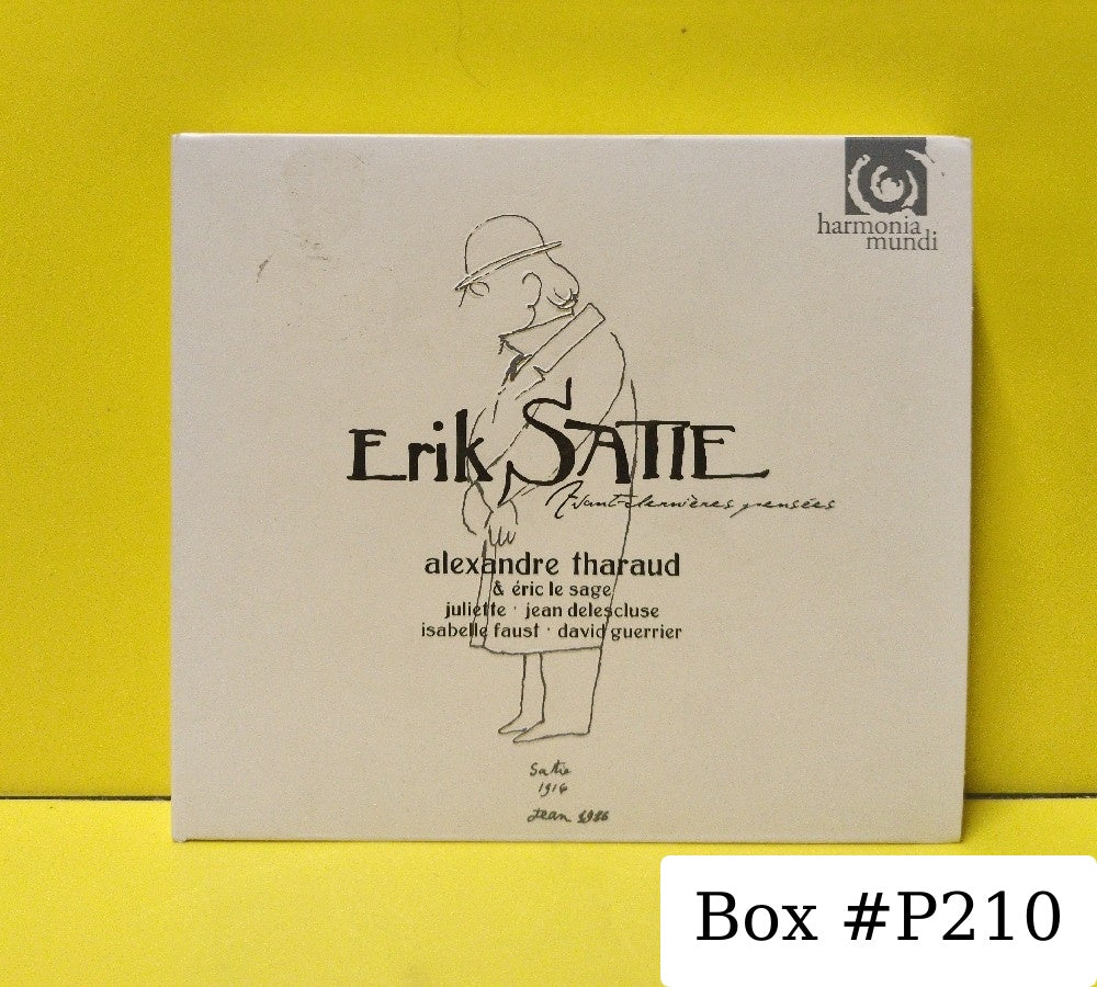 Erik Satie, Alexandre Tharaud & Éric Le Sage ∙ Juliette ∙ Jean Delescluse ∙ Isabelle Faust ∙ David Guerrier - Avant-Dernières Pensées - 2009 - HMC 902017.18 - Used - EX - CDs - 2xCD Set - France Import