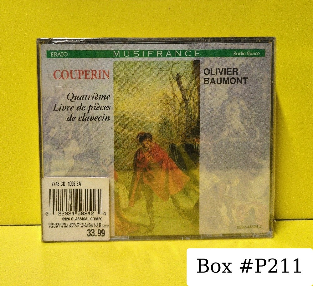 François Couperin, Olivier Baumont - Quatrieme Livre de Pièces de Clavecin - 1992 - 2292-45824-2 - New - Sealed - CDs - 2xCD Set - France Import