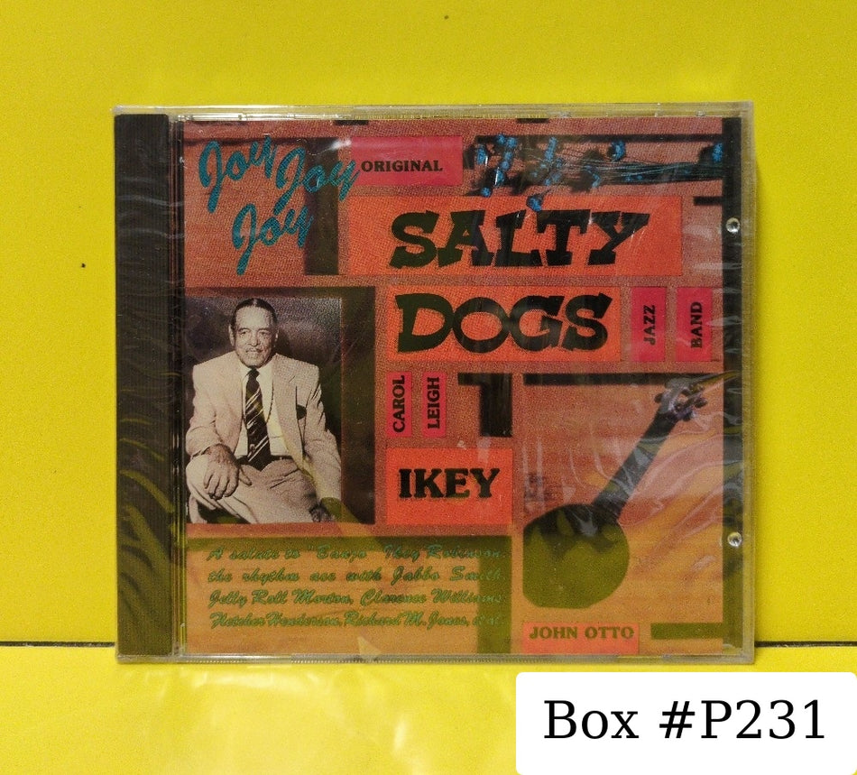 The Original Salty Dogs Jazz Band - Joy, Joy, Joy (A Salute To "Banjo" Ikey Robinson) - STOMP OFF CD1233 - New - Sealed - CDs