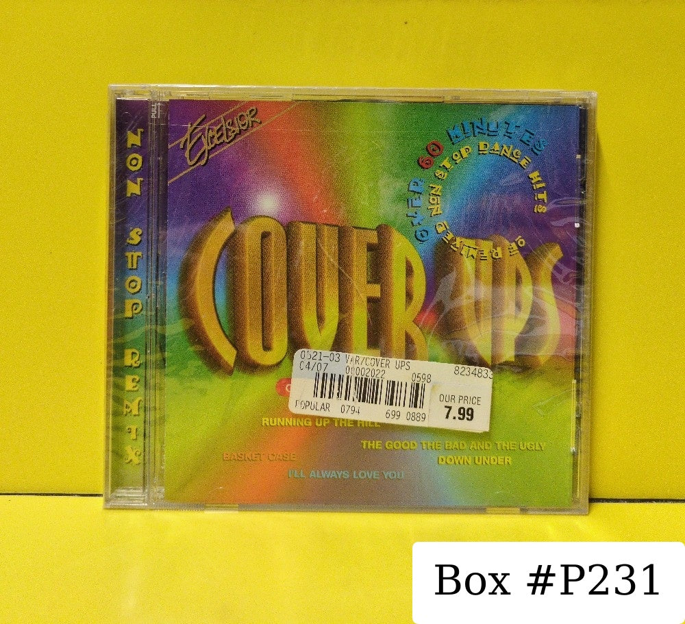 Various - Cover Ups - 1996 - EXL20222 - New - Sealed - CDs - Canadian Import