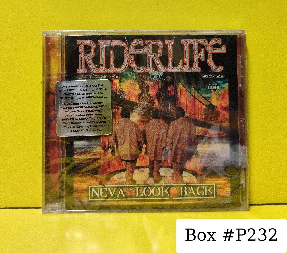Riderlife - Neva Look Back - 2001 - BAY7433-2 - New - Sealed - CDs