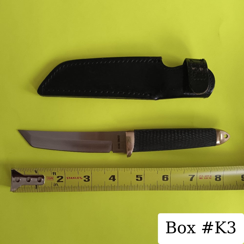 Vintage Cold Steel Inc JAPAN Mini Tanto 8 in Fixed Blade Knife