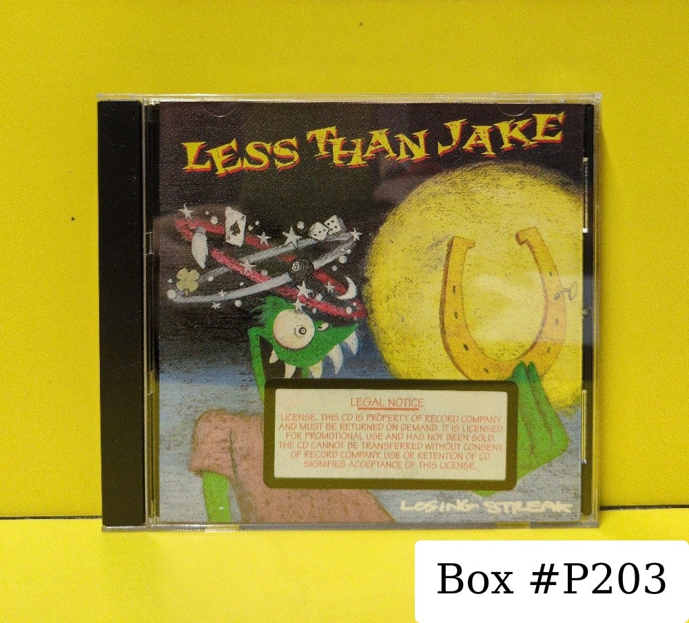 Less Than Jake - Losing Streak - 1996 - CDP 7243 8 37235 2 2 - Used - EX - CDs - Promo
