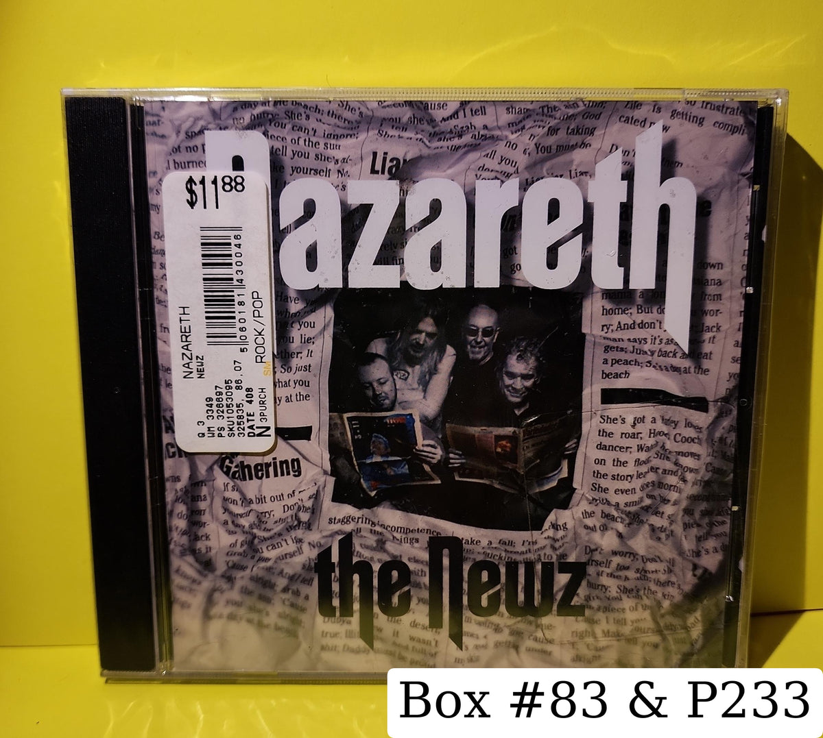 Nazareth (2) - The Newz - 2008 - DEMUS 004 New - Sealed - CDs