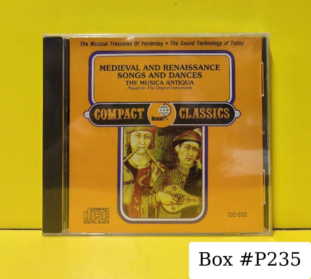 The Musica Antiqua - Medieval And Renaissance Songs And Dances - CD 532 - New - Sealed - CDs